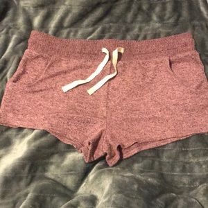 Express tie cotton shorts. One eleven line.